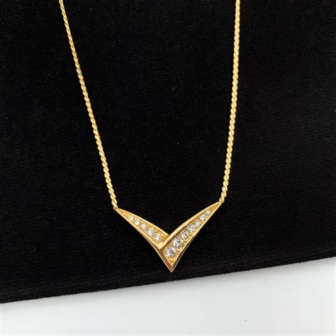 vintage dior crystal necklace|genuine christian Dior necklace.